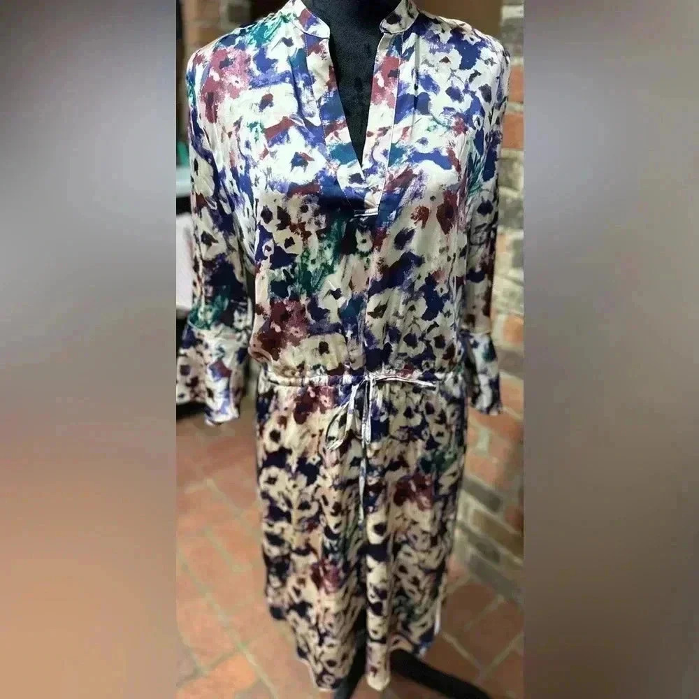 Lauren Ralph Lauren Dress Colorful floral wedding church party shower Modern 8